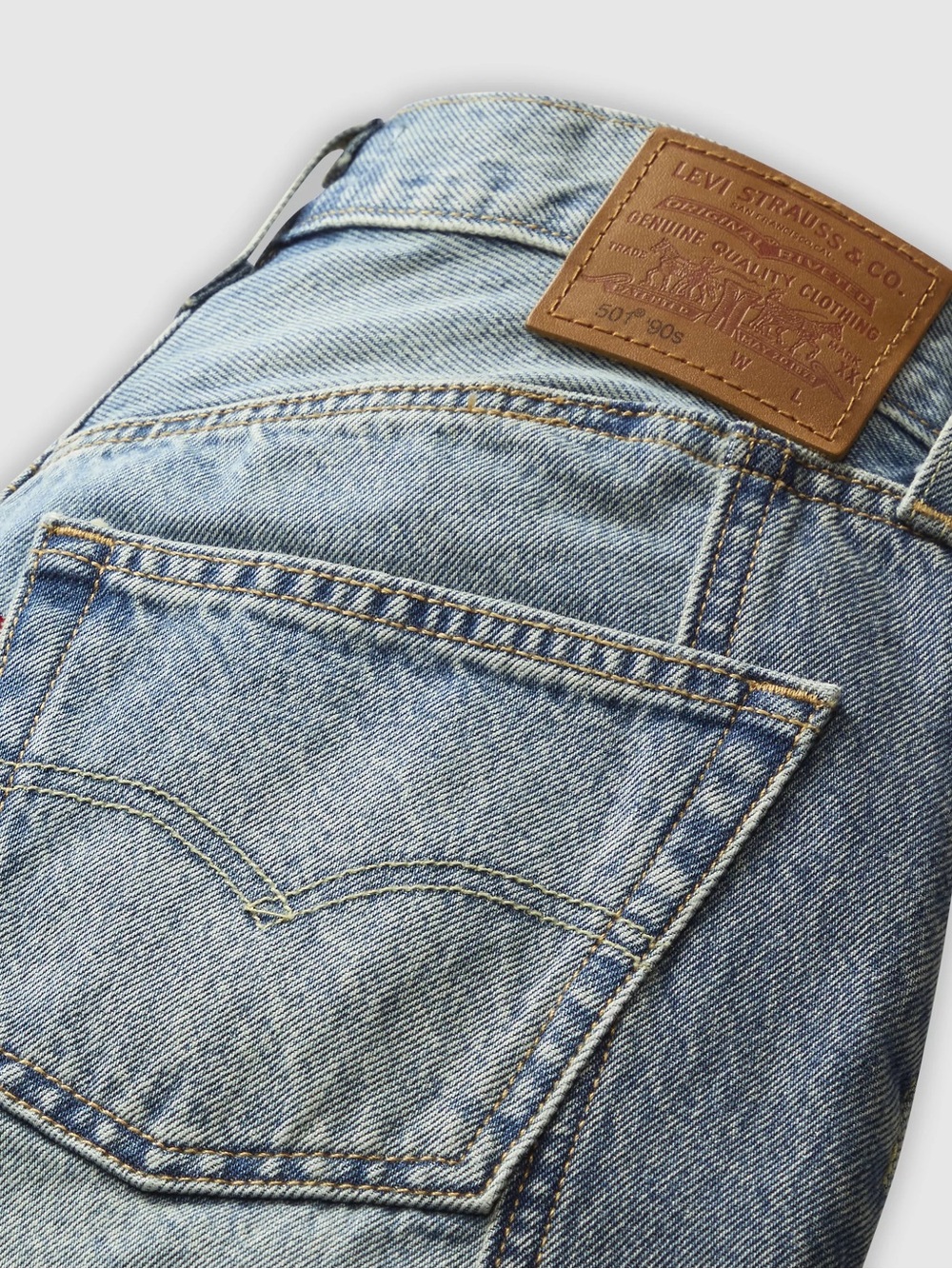 Levi’s 501s 90s Western Chaps Straight-Leg Jeans - Picture 3 of 8
